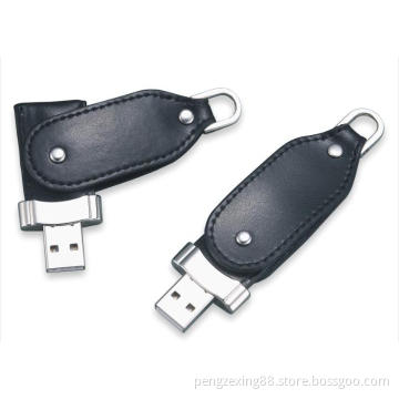 Pen Drive, Swivel Leather USB, USB Flash Drive (PZE508)